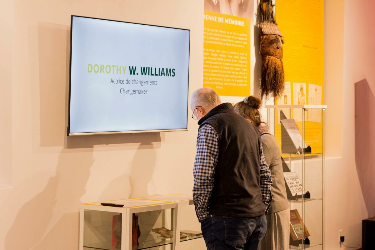 The Afromusée honours Dr. Dorothy W. Williams Les Rendezvous de la