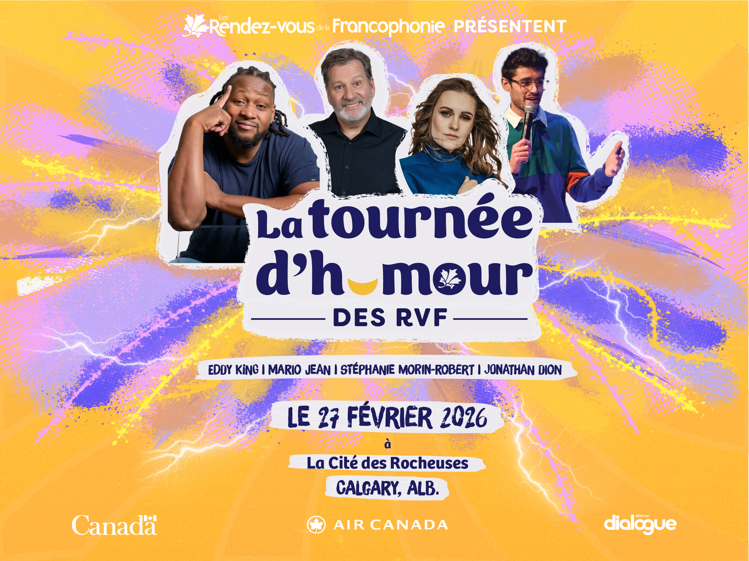 Tournée d’humour des RVF – Calgary