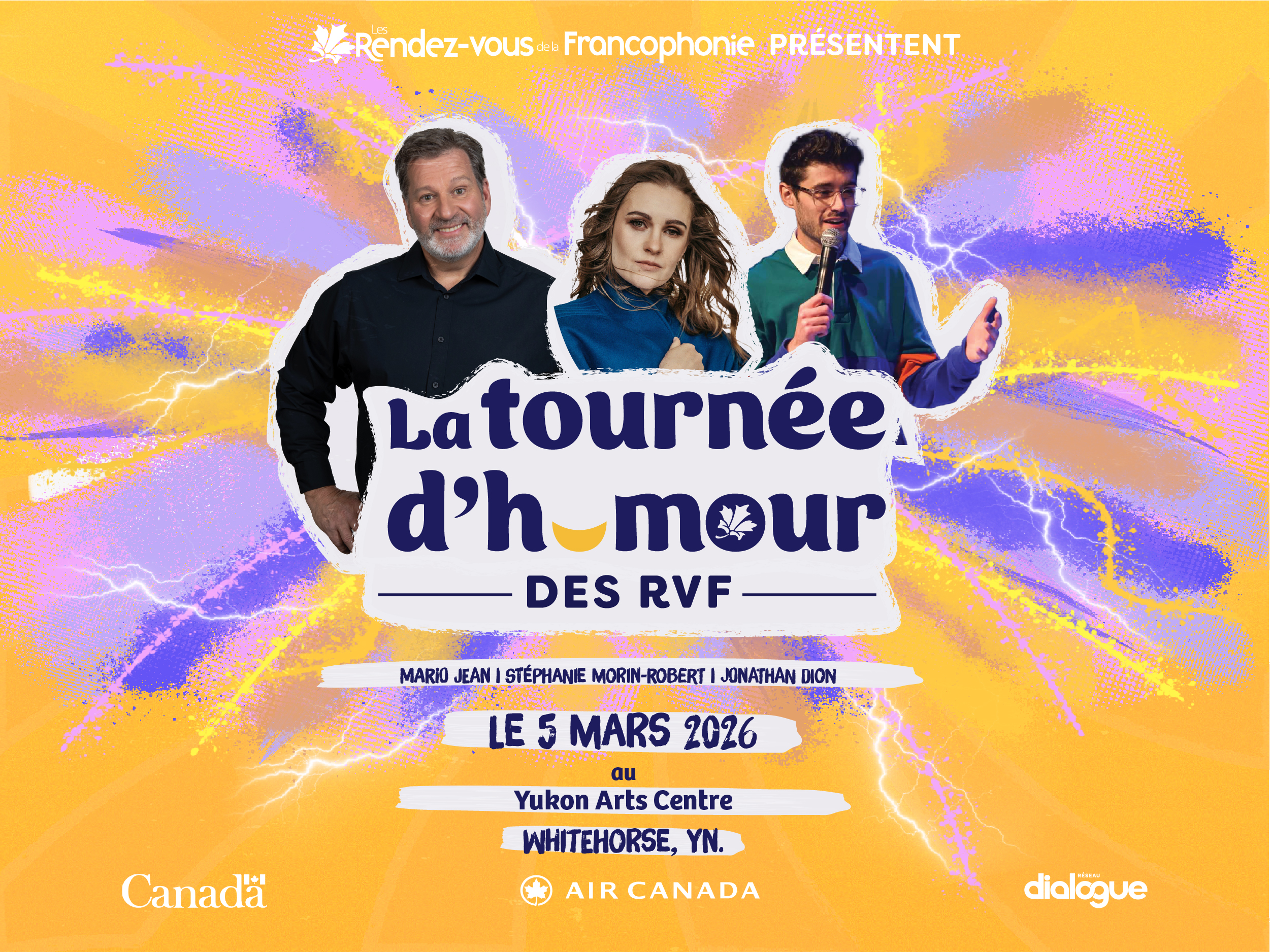 Tournée d’humour des RVF – Whitehorse