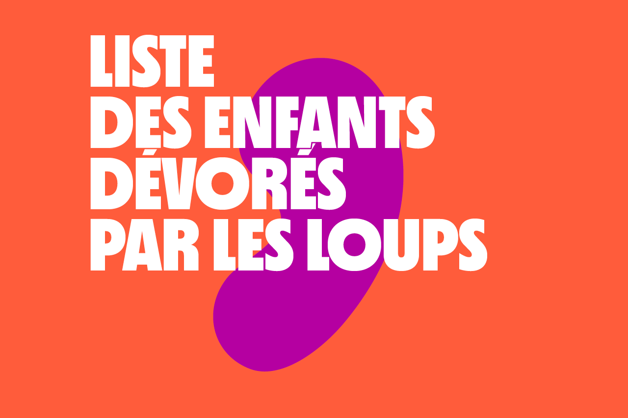 Liste des enfants dévorés par les loups